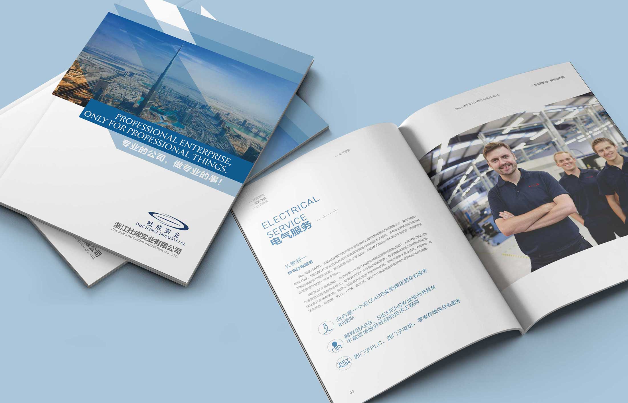 實業公司畫冊設計